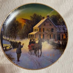 Home for the Holidays Avon 1988 Christmas Plate